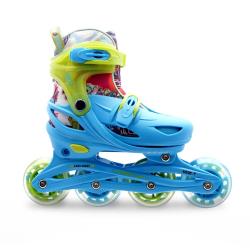 Roces Inline Skates Ply, Flash - Sky Blue / Lime