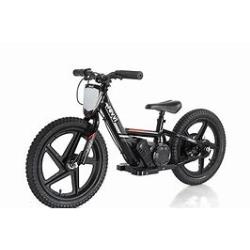 Revvi 16" Kids electric balance bike - 24v motor bike  Age 5+ Black 
