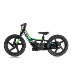 Revvi 16" Kids electric balance bike - 24v motor bike  Age 5+ Green 