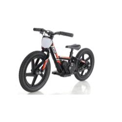Revvi 16" Kids electric balance bike - 24v motor bike  Age 5+ Red 