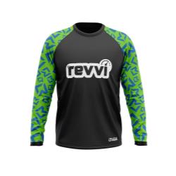 Revvi Kids Riding Jersey - Green