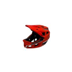 Revvi Kids MTB Helmet Full Face - Red