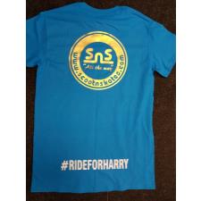 Ride for harry T-shirt (blue/gold)