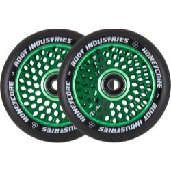 Root Industries Air Honeycore Stunt Scooter Wheels 110mm - Green - Pair