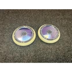 Root Industries Air 110mm Stunt Scooter Wheels (Pair) White/Mirror *EX DISPLAY*