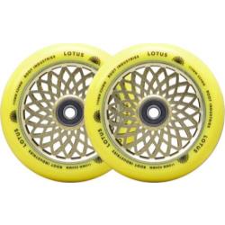 Root Industries Lotus Stunt Scooter Wheels 110mm - Yellow - Pair