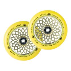 Root Industries Lotus Stunt Scooter Wheels 110mm - Radiant Yellow - Pair