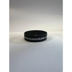 Scootnskates Checkered Wristband - Black