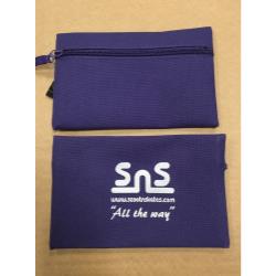 Scootnskates "All the Way" Pencil Case - Purple/White