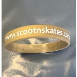 ScootnSkates Wristband - Gold