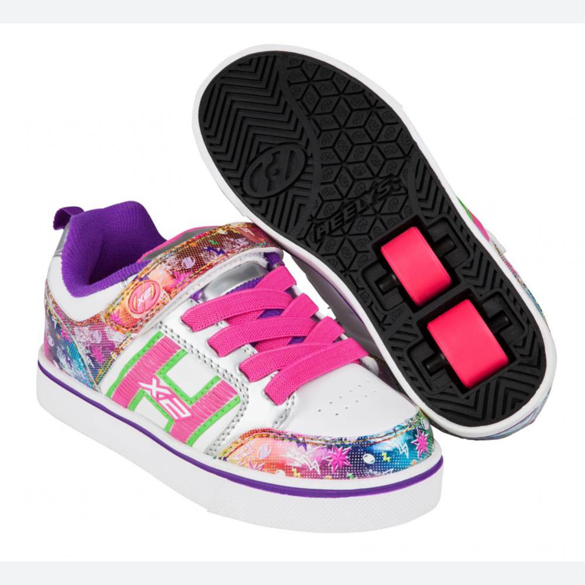 Silver heelys deals