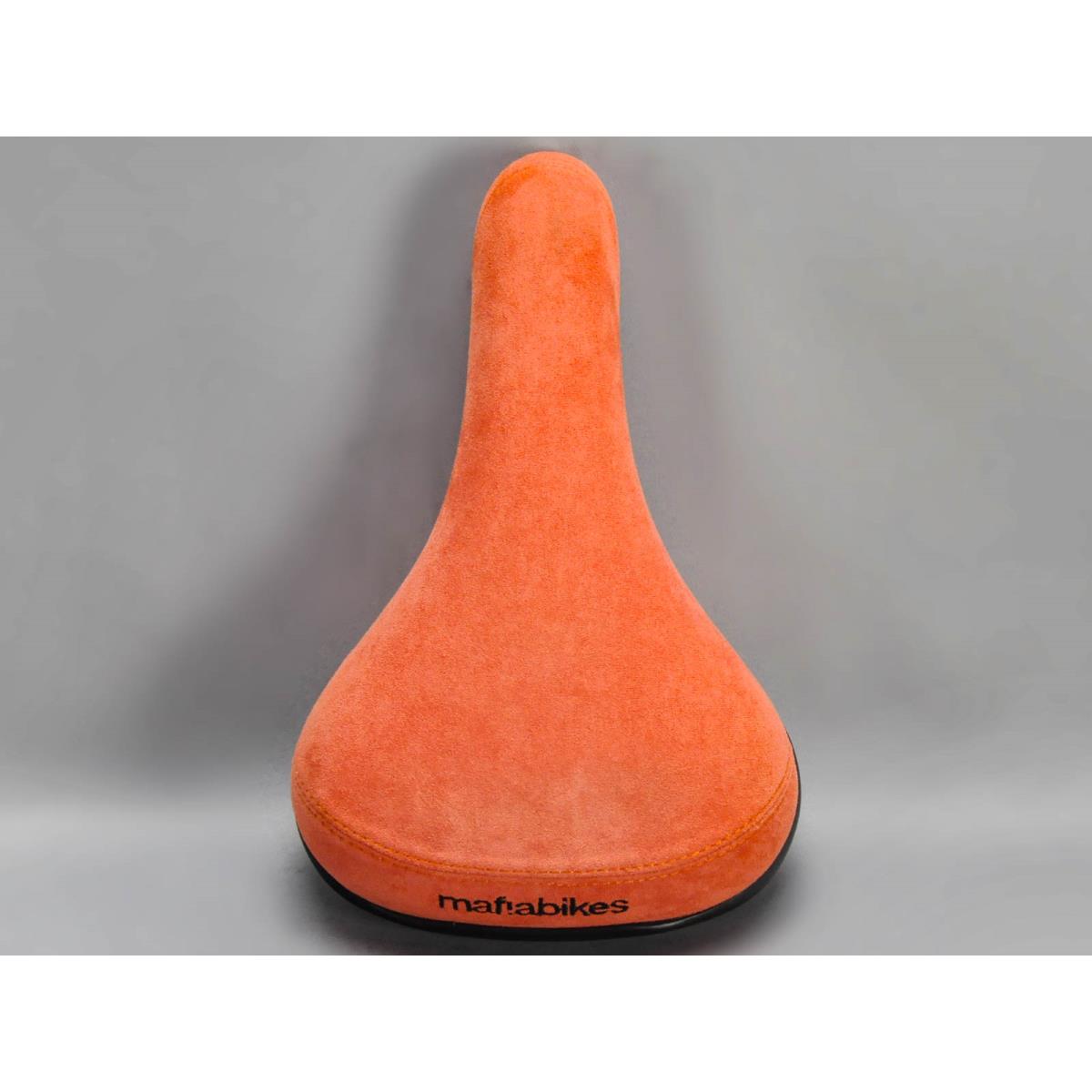 Suede shop bike saddle