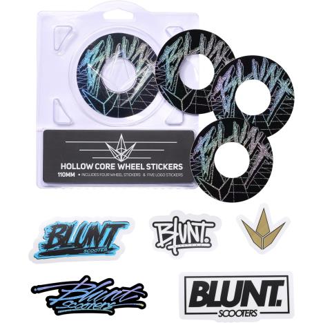 Blunt - 4 Pack Wheel Sticker 110mm - Classic  £5.90