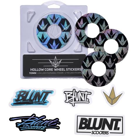 Blunt - 4 Pack Wheel Sticker 110mm - Hex  £5.90