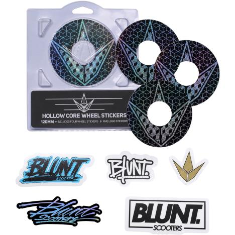 Blunt - 4 Pack Wheel Sticker 120mm - Geo  £5.90