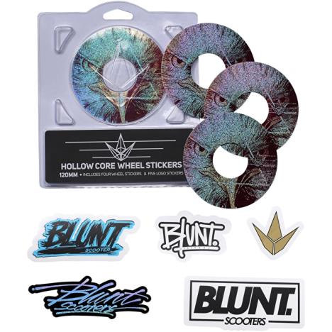 Blunt - 4 Pack Wheel Sticker 120mm - Hawk  £5.90