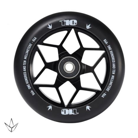 BLUNT DIAMOND WHEELS 110mm BLACK - SOLD IN PAIRS BLACK £45.80
