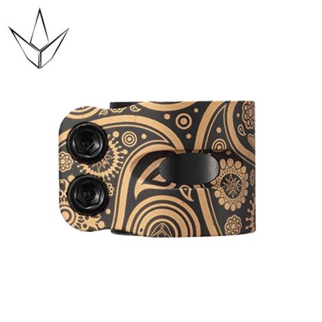 BLUNT CLAMP 2 BOLTS TWIN SLIT Gold Bandana £10.00