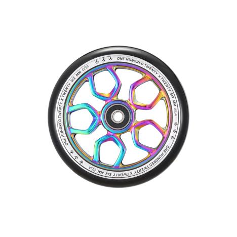 Blunt - Lambo Wheels 120mm - Oil Slick - Pair NEOCHROME £67.80
