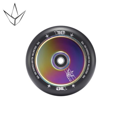 BLUNT WHEELS 110 MM HOLLOW CORE NEOCHROME - SOLD IN PAIRS Neochrome £53.80