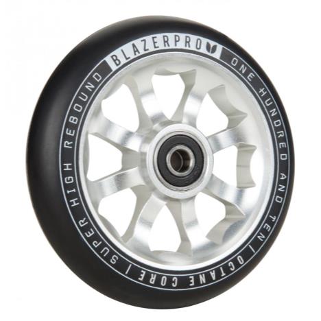 Blazer Pro Scooter Wheel Octane 110mm with Abec 9 Silver SOLD IN PAIRS £36.00