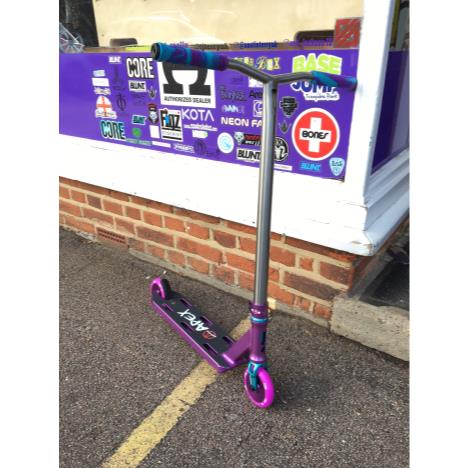 SNS CUSTOM - Longway Kaiza Deck Purple CUSTOM SCOOTER Teal/Purple £450.00