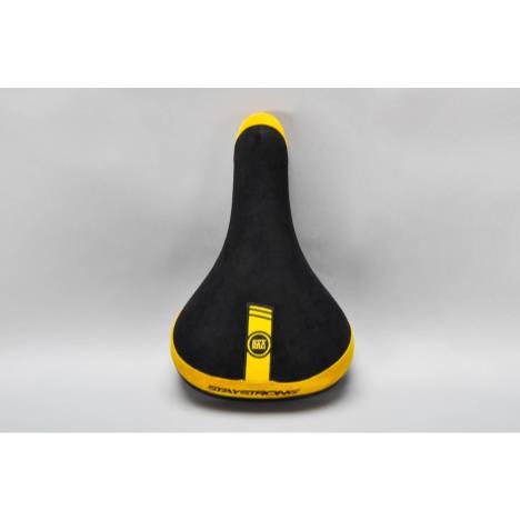 Stay Strong Suede Seats BLACK/YELLOW LTD  £30.00