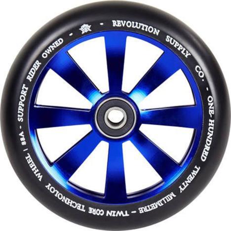 Revolution Supply Co. Twin Core Wheels 120mm SOLD IN PAIRS Blue £50.00
