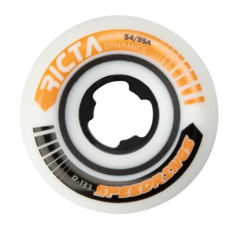 Ricta Wheels white orange ( 54MM 99A )  £37.99