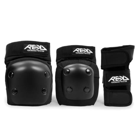 REKD Junior Heavy Duty Triple Pad Set - Black  £27.50