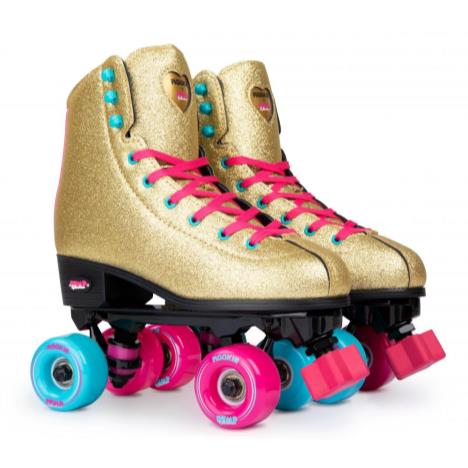 Rookie BUMP Rollerdisco V2 Quad Roller Skates- GOLD  £49.99