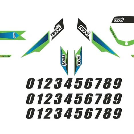 Revvi Graphics Kit - Green - 16"  £23.99