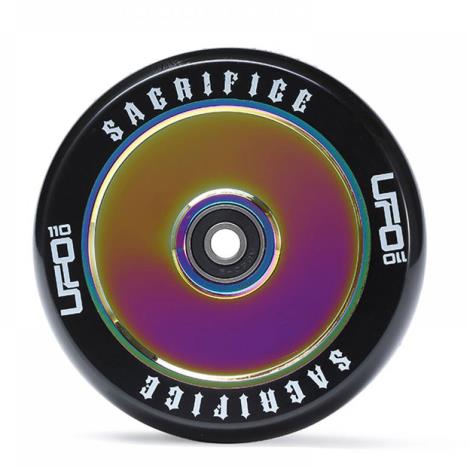 Sacrifice UFO 110mm and 120mm SOLD IN PAIRS Black/Neo £55.00