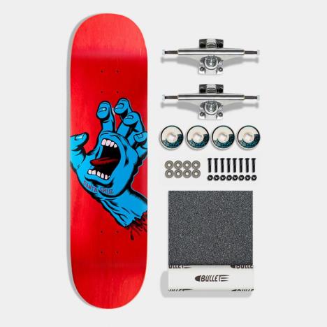 Santa Cruz Complete Kit	Screaming Hand w Krux and OJ	Red	8 IN  £84.99