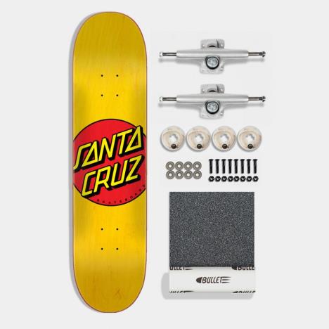 Santa Cruz Complete Kit	Classic Dot w Bullet & Ricta	Yellow 7.75 IN  £79.99