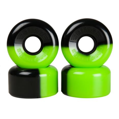 Sims Quad Wheels Street Snakes 2tone 78a (pk 4) - Green/Black Green/Black £29.99