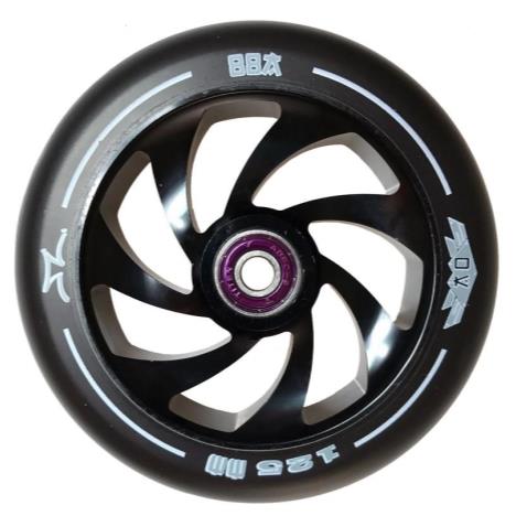 AO Spiral 125mm Scooter Wheel Black SOLD IN PAIRS £39.99