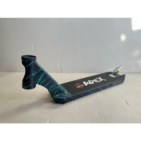 Apex Deck Teal Splatter 18.1" x 4.5" - EX DISPLAY  £220.00