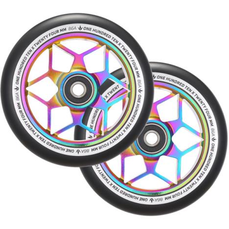 110mm Diamond Wheel - Oil Slick-Pair  £49.80