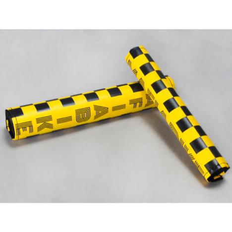 Mafiabikes Bike Life Mafia Pad Sets ﻿- 2pc padset (TT and handlebar) CHECKERED Yellow  £25.00