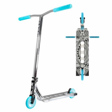 CORE CL1 Complete Stunt Scooter – Chrome/Teal  £184.95