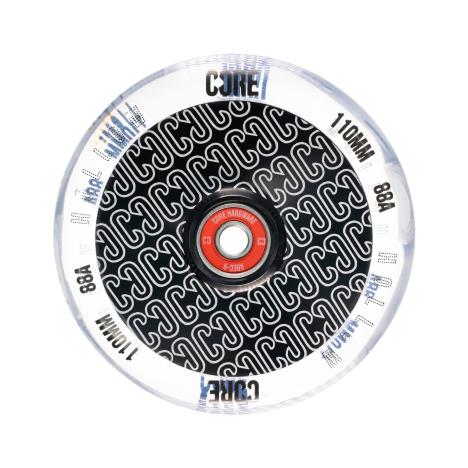 CORE Hollow Stunt Scooter Wheel Repeat 110mm - Clear/Black - Pair  £59.90