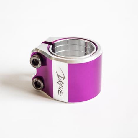 Drone Contrast Double Clamp - Purple Purple £12.00