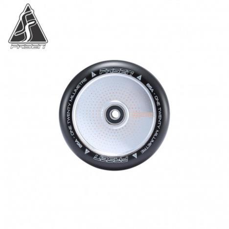 FASEN WHEELS 120MM HYPNO CHROME DOT - SOLD IN PAIRS CHROME £49.95