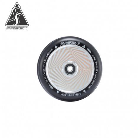 FASEN WHEELS 120MM HYPNO CHROME SQAURE - SOLD IN PAIRS CHROME £49.95