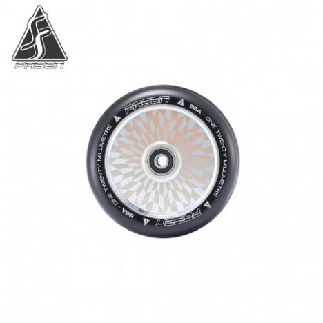 FASEN WHEELS 120MM HYPNO CHROME OFFSET - SOLD IN PAIRS CHROME £45.00