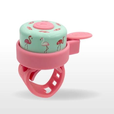 Micro Patterned Bell: Flamingo Flamingo £9.95