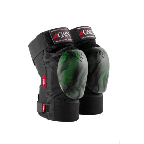 GAIN Protection THE SHIELD PRO Knee Pads - Green Swirl  £67.98