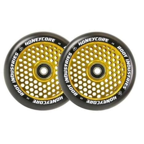 Root Industries HoneyCore 120mm Wheels Gold  £64.95