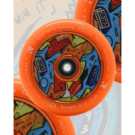 Root Industries x KOTA Limited Edition AIR 110mm Wheels - Orange  £69.95